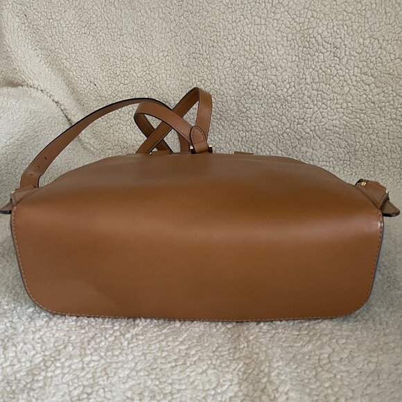 Michael Kors Romy Medium Blue Suede Backpack - Picture 9 of 12